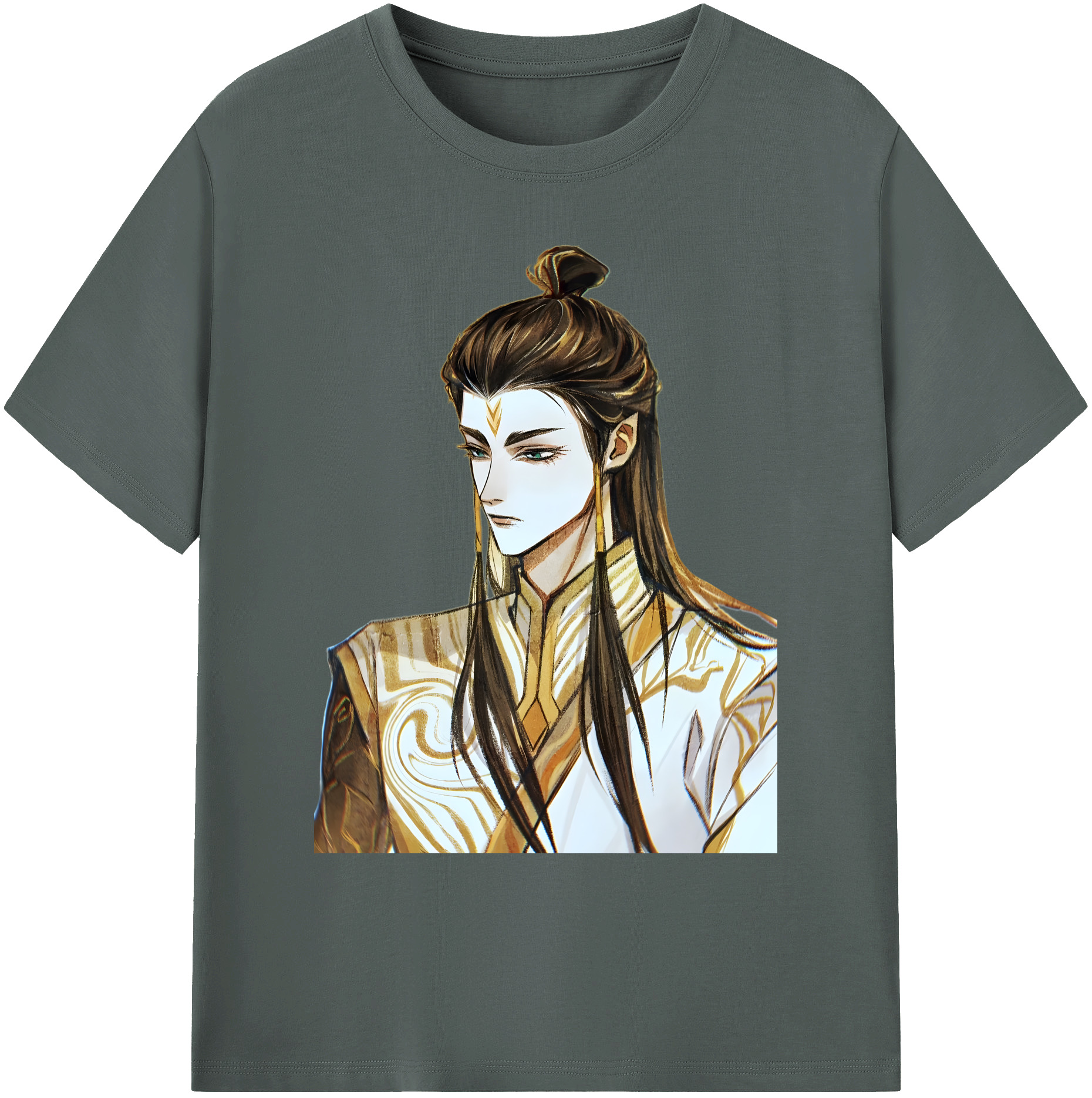 （画像用） Ne Zha 2 ナタ 魔童の大暴れ 綿100％ メンズ半袖Tシャツ｜肌触りやわらか＆通気性